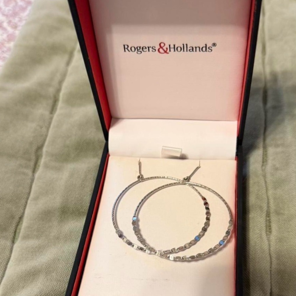 Silver Hoop Earrings